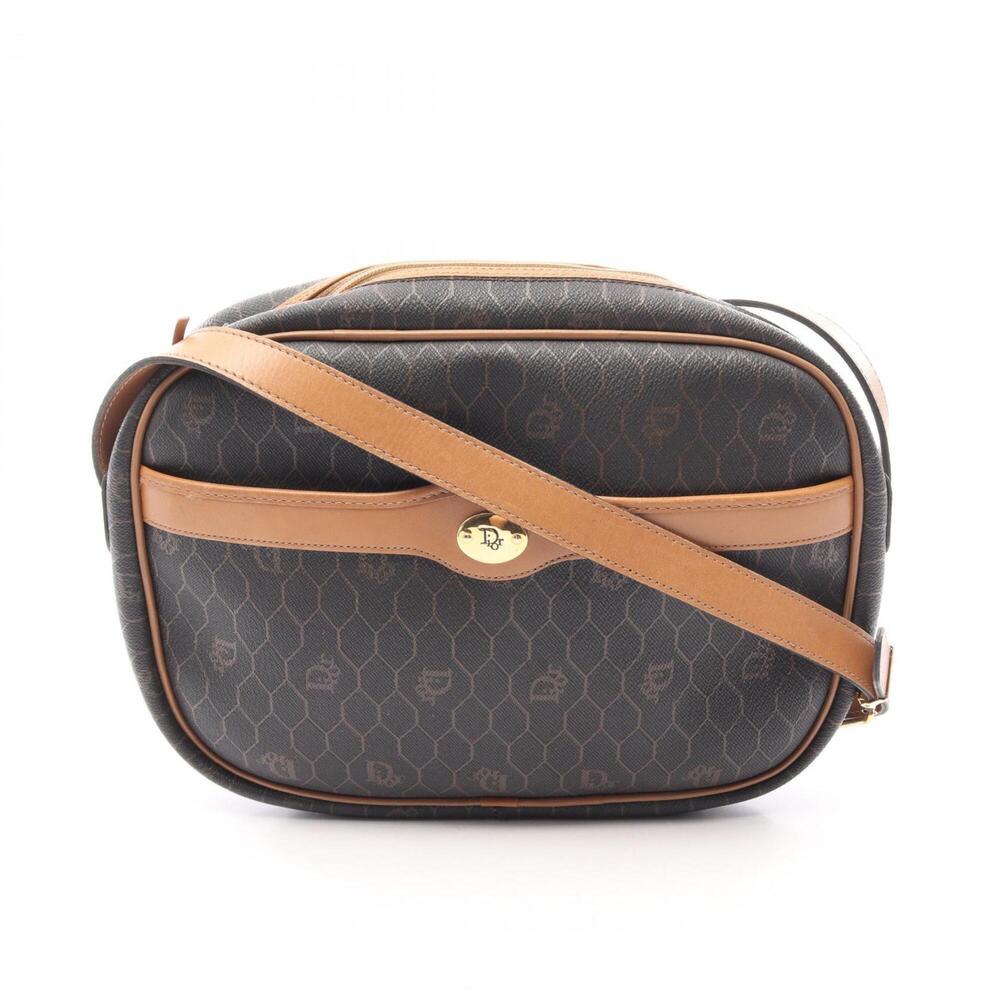 Christian Dior Dior Honeycomb Shoulder Bag/Handbag, Coated Canvas Leather, Wo...